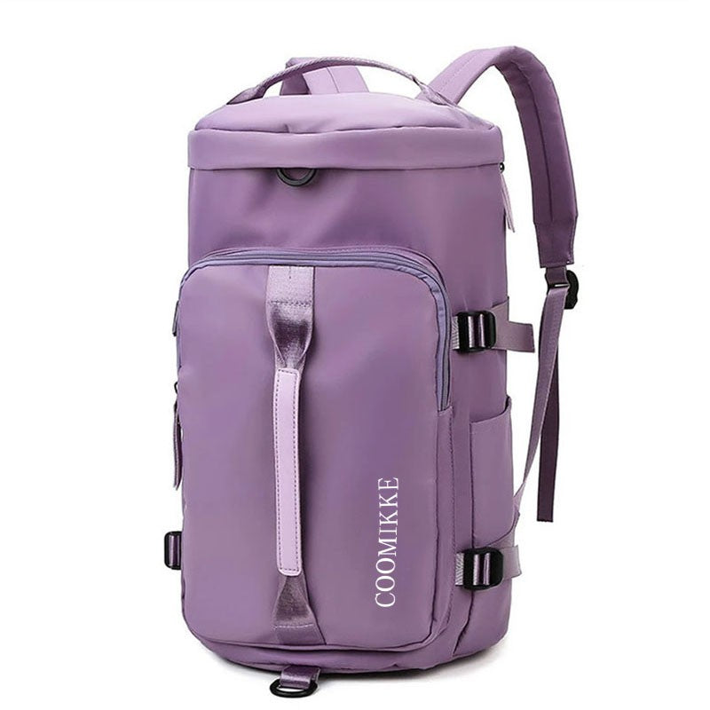Mochila de estilo neutro para homens e mulheres, adequada para viagens e turismo, feita de material de nylon, é uma mochila de caminhada.