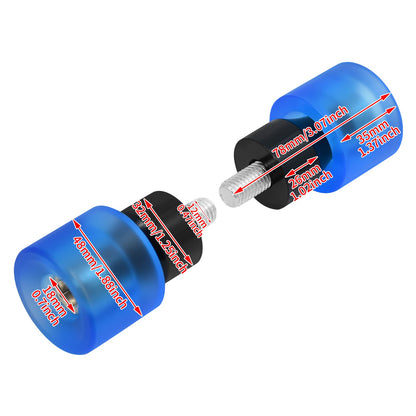 Protetor de motor contra queda M12 para motocicleta, protetor de barra de impacto, preto/azul, para Harley Touring FLHR Softail Dyna Sportster