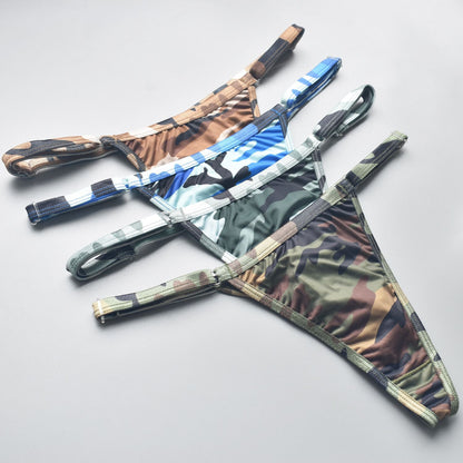 Circyy Bikini Set Women Sexy Camouflage Swimsuit Two-Piece Thongs Backless Female Swimwear Bathing Summer 2025 Fashion Beachwear