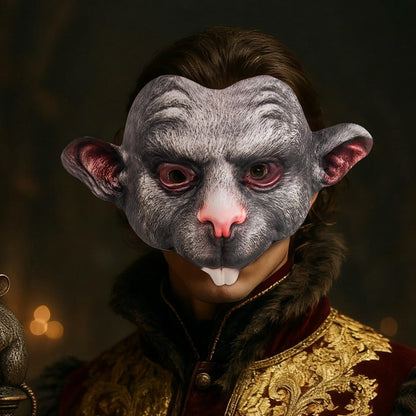 New Creative Halloween Animal Mask Horror Mouse Mask Cosplay Costume Props Holiday Cosplay Party Dance Accessories