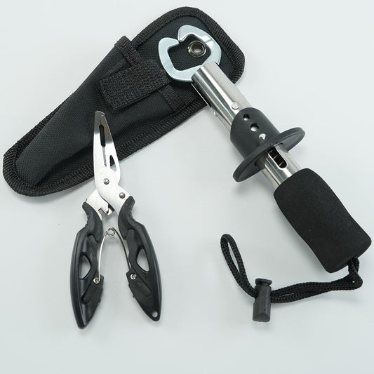 Conjunto controlador de peixe com alicate, feito de aço inoxidável com qualidade confiável, Alicate de Pesca, Pegador de Lábios de Peixe ou Escama de Peixe C