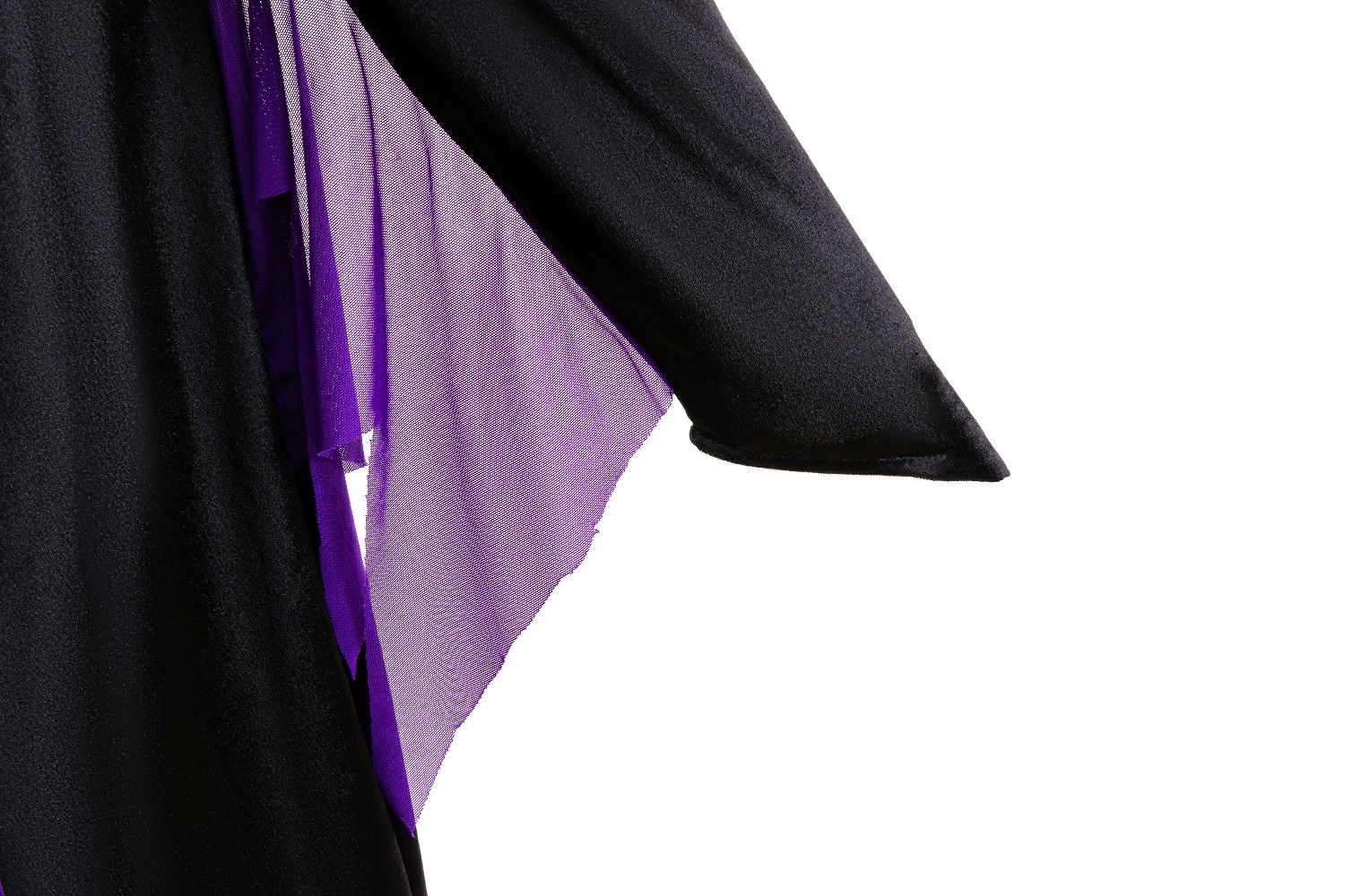 Halloween Costume Cartoon Maleficent Cosplay Dress Fancy Witch Disguise Robe Carnival Devil Queen Dot Tulle Frock