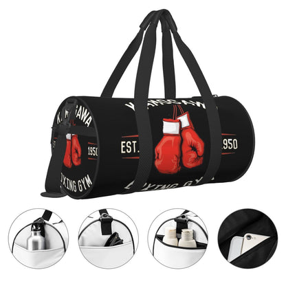 Kamogawa Boxing Gym Duffle Gym Bag for Boxing Hajime no Ippo KBG Gym Bag Waterproof Sports Overnight Travel Bags Backpack