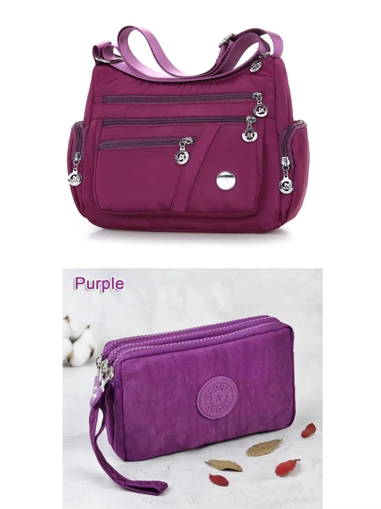 Women Nylon Waterproof Bag Messenger Bags For Lady Crossbody Large Capacity Travel Shoulder Bag Casual Handbags High Quality