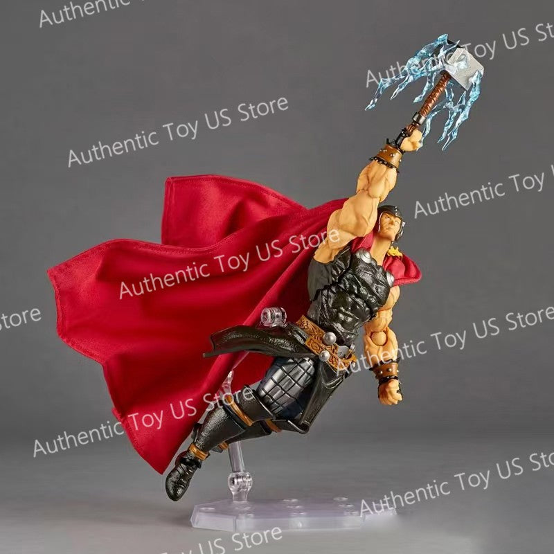 AC Toys New First Batch Thor Anime Figurine Amazing Yamaguchi Revoltech Kaiyodo Anime Action Figure Collectible Model Gift Toy