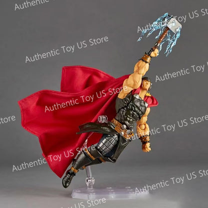 AC Toys New First Batch Thor Anime Figurine Amazing Yamaguchi Revoltech Kaiyodo Anime Action Figure Collectible Model Gift Toy