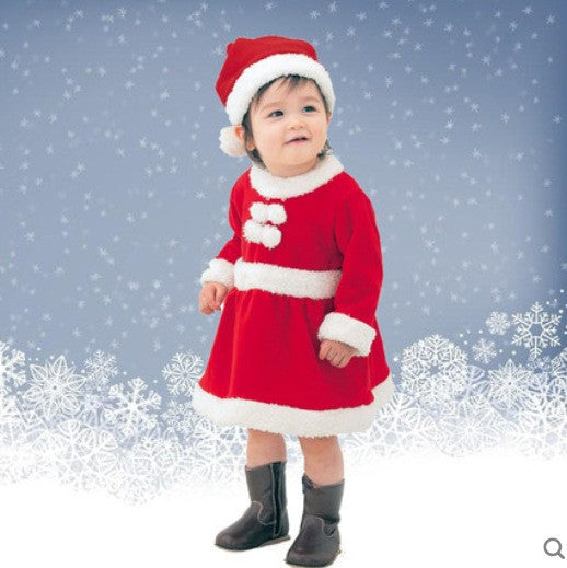 New Year Baby Boys Girls Christmas Santa Claus Costumes Children's Gifts Children Halloween Cosplay Party Kids Clothes
