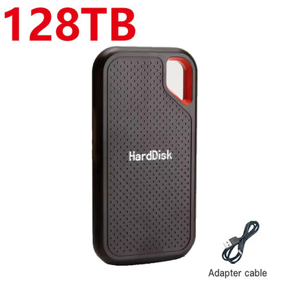SSD de alta velocidade 1 TB, disco rígido externo portátil 2 TB, disco rígido genuíno 128 TB, disco rígido em massa USB 3.1 para laptop/Mac