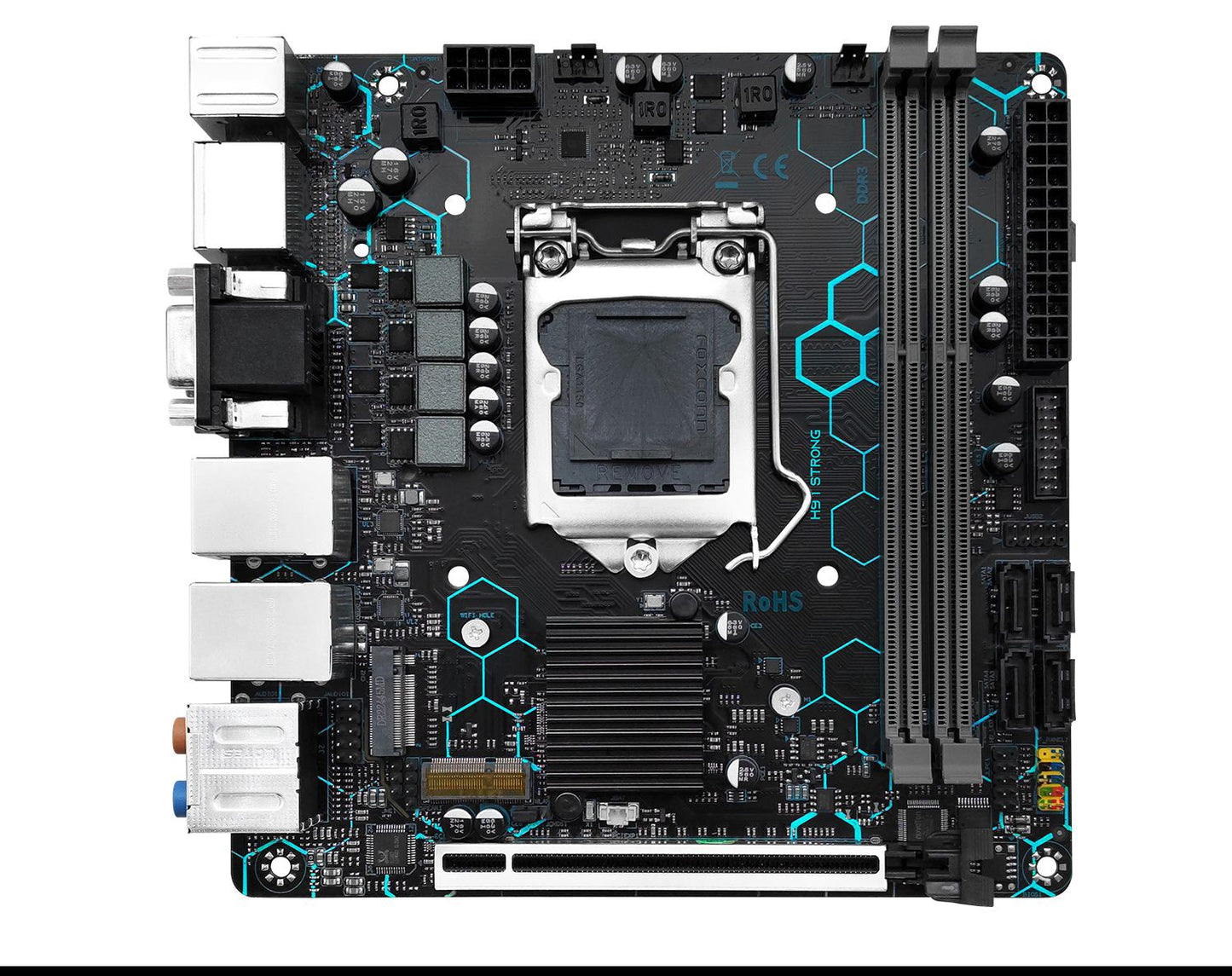 MACHINIST H97 STRONG Motherboard LGA1150 support Support Intel Core i7/i5/i3/E3 DDR3 Mini-ATX VGA/HDMI/DP/COM Dual LAN WIFI M.2