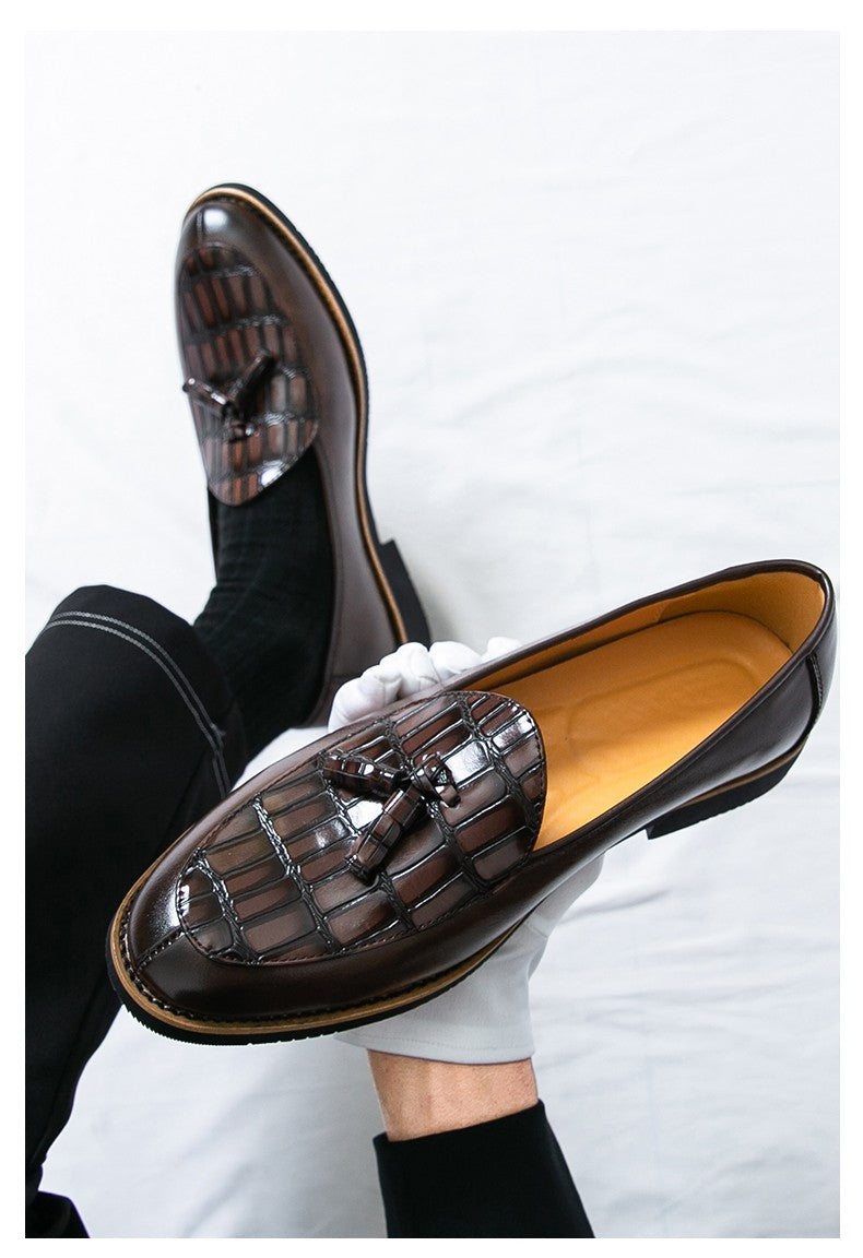 Big Size 47 Business Oxford Shoes Wedding Party Men Dress Shoes Breathable Leather Casual Men's Shoes British Style Loafers