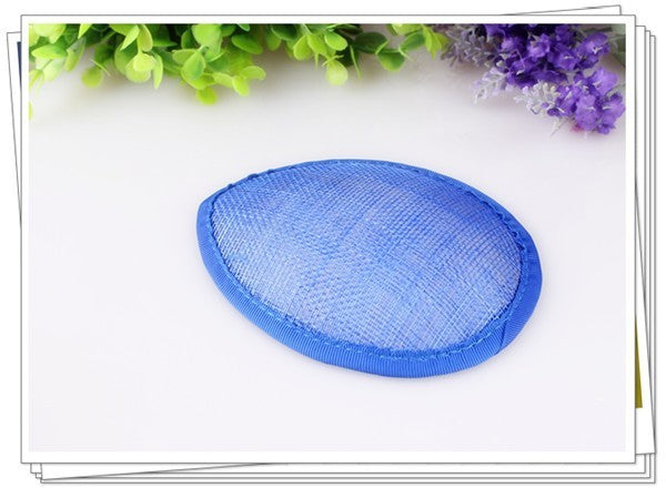 13 CM Sinamay Teardrop Fascinator Base Material Feminino de Chapelaria Base para Chapéus de Coquetel Acessórios de Cabelo DIY para Festas