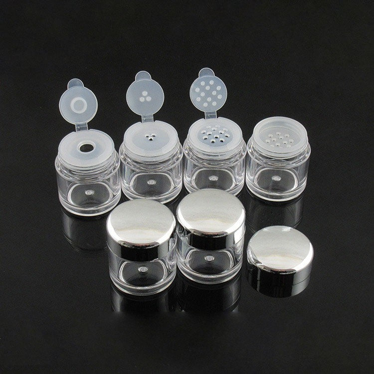 5G Empty Cosmetic Sifter jars Loose Powder Container Screw Lid DIY Makeup Tools Refillable Bottles