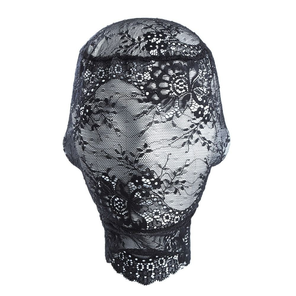 Sexy Lace Head Cover Full Face Halloween Eye Mask Cosplay Festival Party Mask Adult