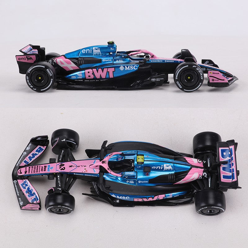 Burago 1:43 F1 Carro de Corrida Alpine A525 N.43 Pierre Gasly Equipe de Fórmula 1 Carro Modelo em Liga