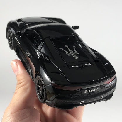 1:32 Maserati MC20 Supercar Alloy Diecast Model Car Boy’s High Simulation Miniature Holiday Present & Home Trendy Ornament Toys