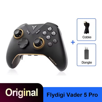Flydigi Vader 5 Pro V2 Wireless Controller 4ms Low Latency FORCEFLEX Joystick 8 Remappable Buttons for NS Mobile TV PC