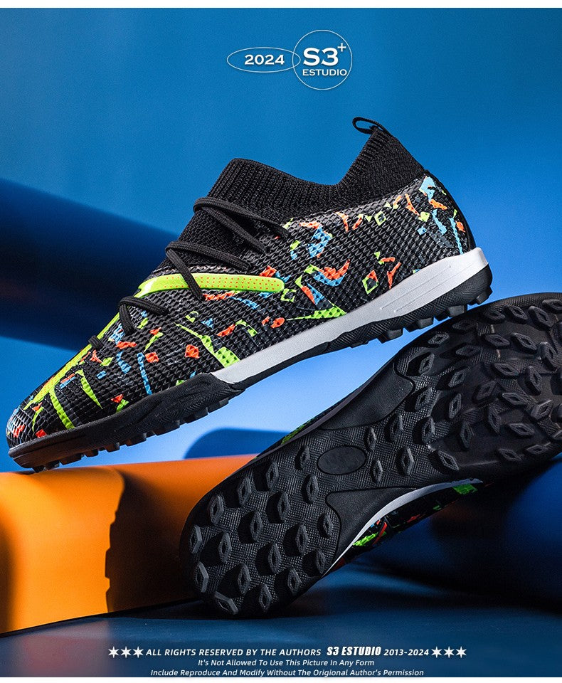 TF/AG Men Football Boots Society Cleats Soccer Shoes Boys Professional Football Field Boots Indoor Fast Non Slip Sneakers Match