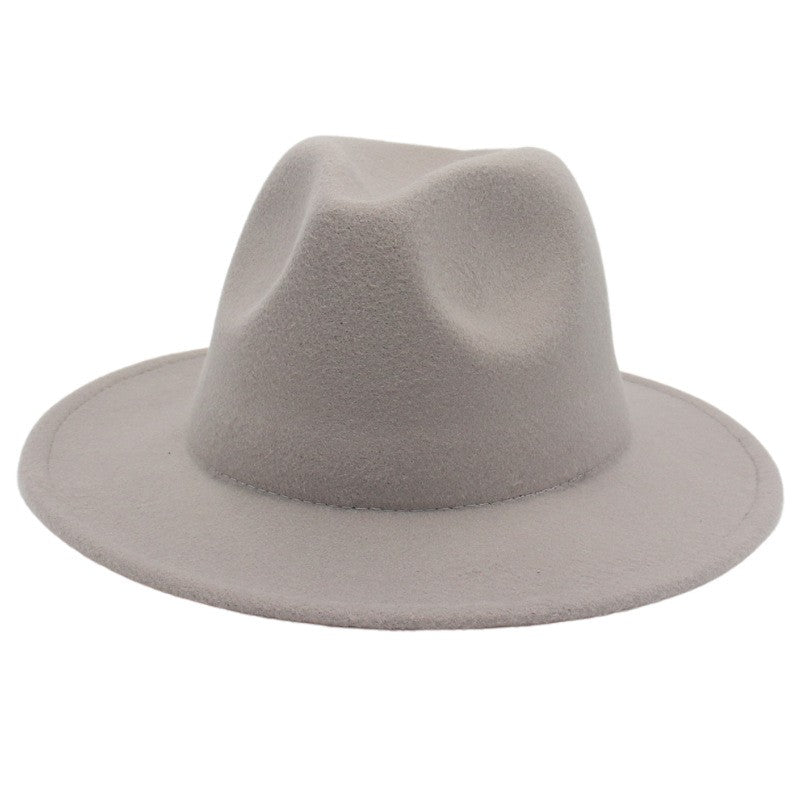 Women Fedora Hat Autumn Winter Luxury Men Top Hats Trendy Formal Wedding Decorate Black Green White Panama Cap Fedoras Gorras