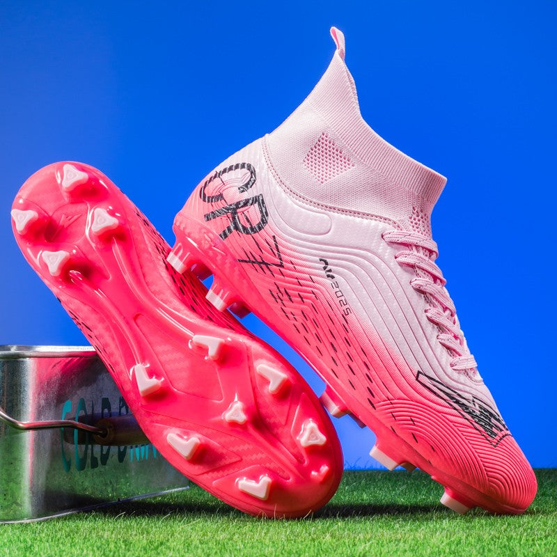 New Men Training Football Boots Ultralight Breathable Professional Soccer Shoes Soft Sport Unisex Grass Cleats Match Sneakers