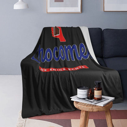 Chocomel Chocolademelk Nederland Blanket Fleece Sofa Throw Blanket Breathable for Couch Bedding Outdoor Throws Bedspread Quilt