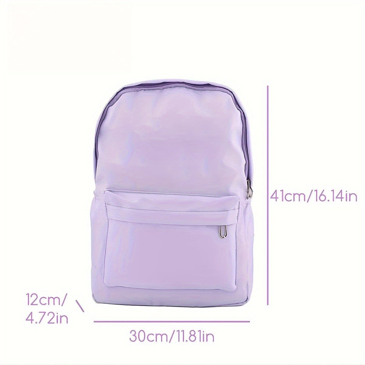 Mochila Personalizada com Nome em Nylon Leve e Prática, Presente Ideal para Volta às Aulas Uso Diário Atividades ao Ar Livre
