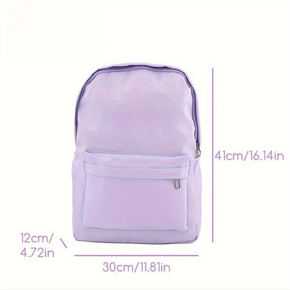 Mochila Personalizada com Nome em Nylon Leve e Prática, Presente Ideal para Volta às Aulas Uso Diário Atividades ao Ar Livre