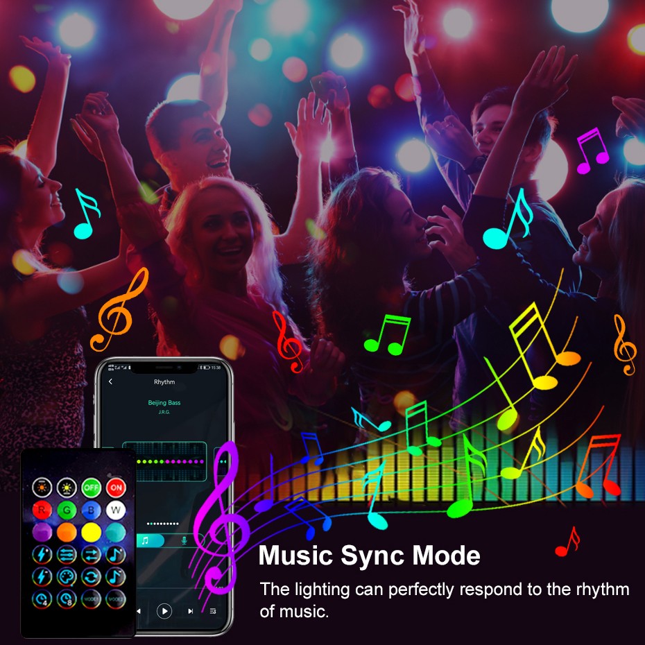 Bluetooth Smart LED String Fairy Lights 5V WS2812B Christmas Garland Light RGBIC Dream Color Waterproof IP67 for Party Holiday
