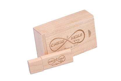 JASTER (1 unidade com LOGO Grátis) Pen Drive de Madeira com USB em Lascas de Madeira 4GB 16GB 32GB 64GB 128GB Memory Stick Presente de Casamento