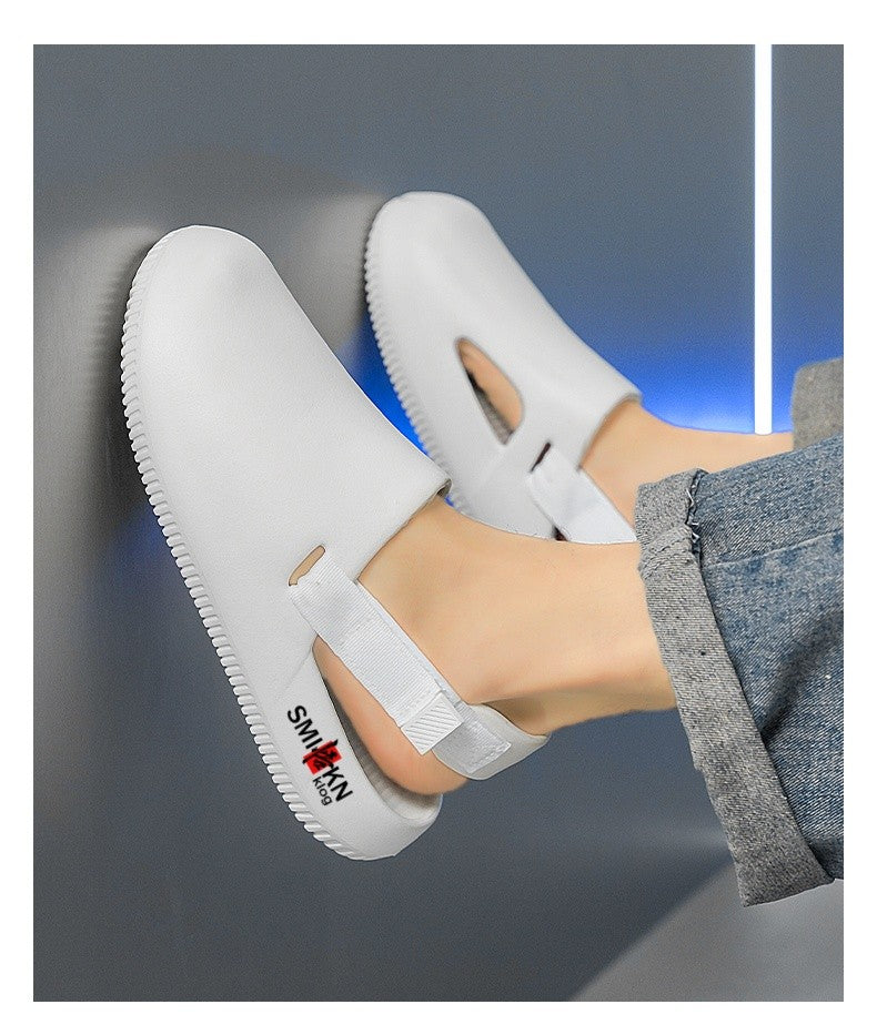 Men's casual hole shoes summer new EVA breathable soft soled sandals outdoor waterproof beach shoes youth fashion Joker slippers