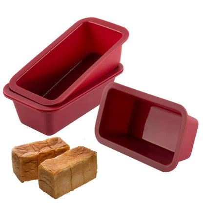 Silicone Baking Molds NonStick Rectangle Cake Pans Mini Loaf Pan Easy Release Bread Toast Mould Kitchen Accessories Pastry Tool