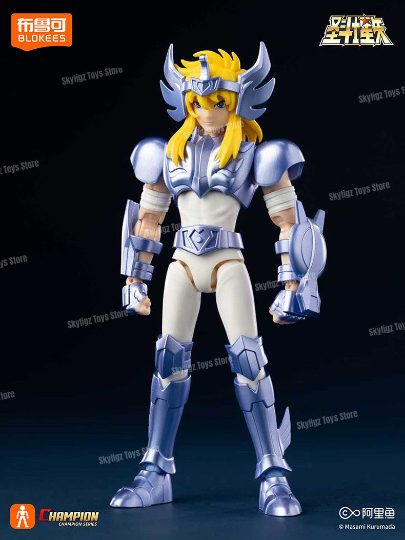 BLOKEES Saint Seiya Segunda Edição Touro Dragão Capricórnio Sagitário Boneco de Ação Anime Brinquedos Presente de Natal Em Estoque