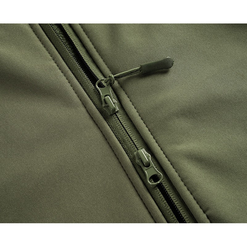 Shark Skin Soft Shell Tactical Jacket Men Winter New Waterproof Fleece Hooded Coat Hunt Clothes Outdoor Camouflage Jacket