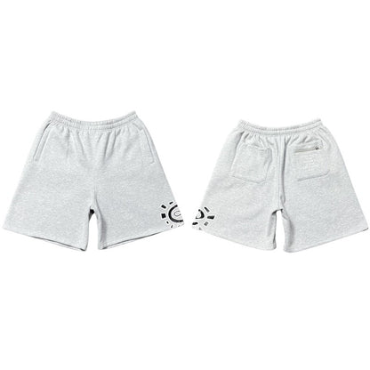 ADWYSD Shorts Sun Roll Basic Printed Drawstring Shorts American Casual Men Women's Basketball Short Pants