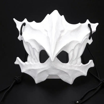 Halloween Skull Mask Long Teeth Demon Skeleton Half Face Cosplay Party Mask Scary Horror Wolf Dragon Tiger Costume Accessory