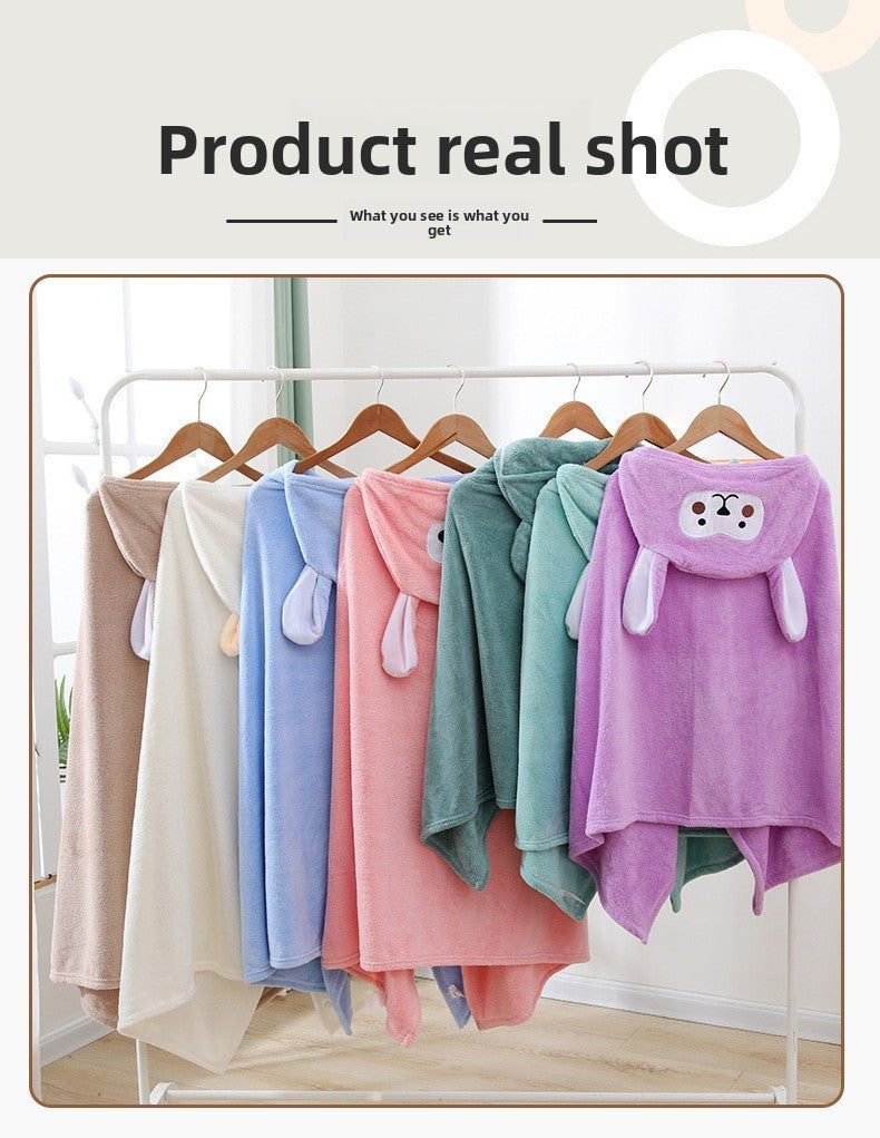 70x140CM Baby Bath Towel Hooded Ultra Soft Towel Highly Absorbent Bathrobe Blanket Toddlers Shower Gifts for Boys Girls