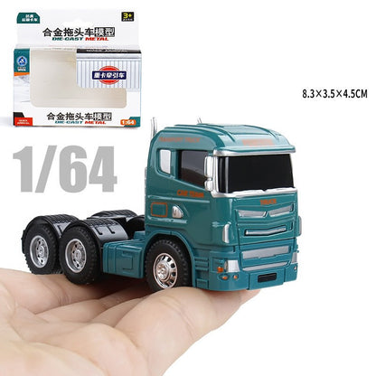 Caminhão Scania Contêiner 1:64 Caminhão Contêiner Americano Liga de Metal Diecast Modelo de Carro Veículos em Miniatura Colecionáveis Hobby Presente