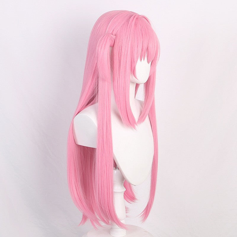 Anime Bocchi The Rock Hitori Gotoh Cosplay Wig 80cm Straight Pink Wig Cosplay Anime Cosplay Wigs Heat Resistant Synthetic Wigs