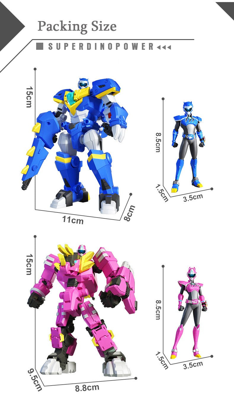 Mini Force 2 Super Dino Power Transformation Robot Toys Action Figures MiniForce X Simulação Animal Deformação Dinossauro Brinquedo