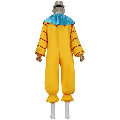 Game Killer Klowns From Outer Space Cosplay Costume Adult Unisex Jumpsuit Full Set Accessories Uniform Halloween Carnival Suits
