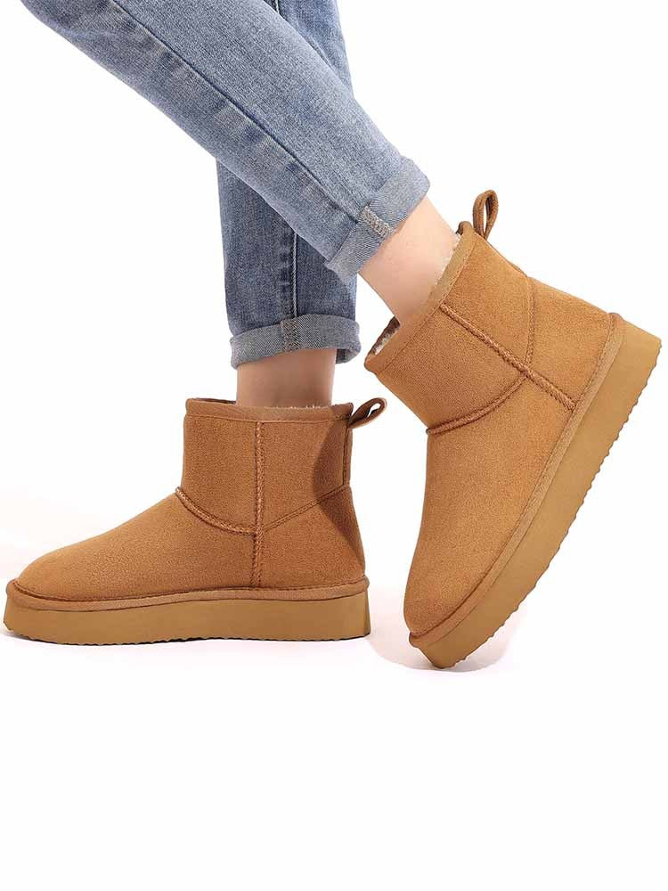 Eyriphy 2024 New Winter Warm Boots Women Fashion Snow Boots Women Thickened Ankle Boots Outdoor NonSlip Womens Boots Furry Boots