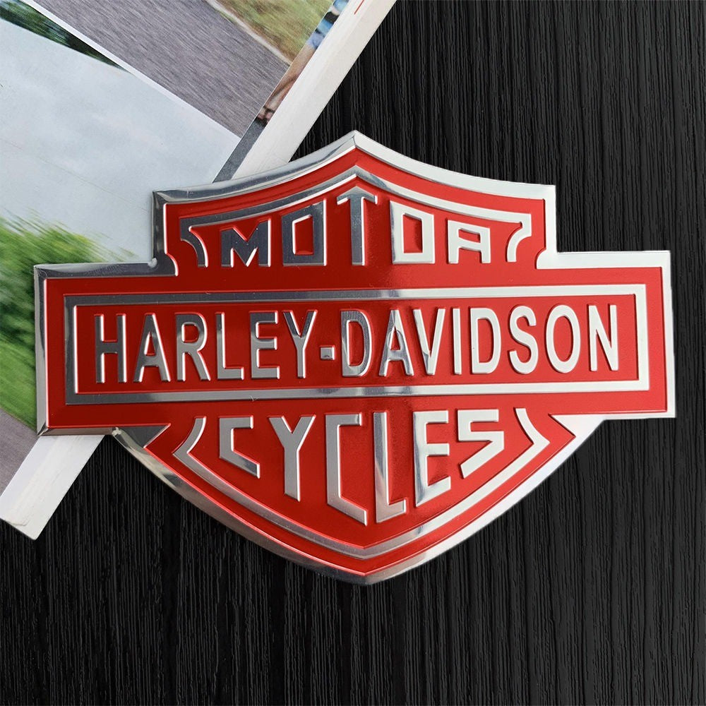Para Harley Davidson Logotipo Decorativo de Metal Moto Adesivo Personalizado Modificado 3D Estéreo Adesivos de Carro Acessórios de Emblema