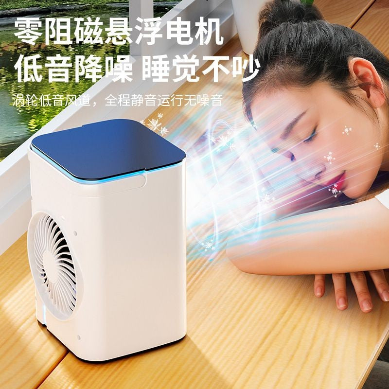 Ventilador de Ar Condicionado Inteligente Portátil Mini Ventilador Super Refrescante com 3 Velocidades Grande Tanque de Água Cooler de Ar Condicionador portátil