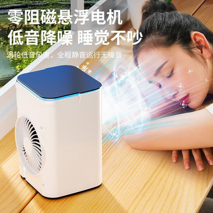 Ventilador de Ar Condicionado Inteligente Portátil Mini Ventilador Super Refrescante com 3 Velocidades Grande Tanque de Água Cooler de Ar Condicionador portátil