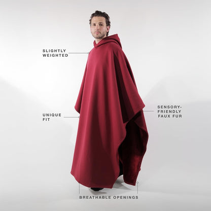 Eden Hoodie Unisex Oversized Hoodie Cloak light weight Super Warm Ultra-Soft Faux Fur Liner Winter Cloth Gift for Christmas