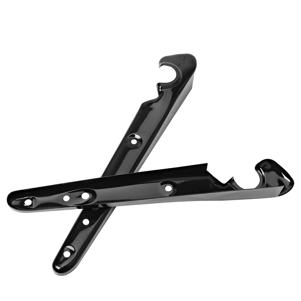 Par de Suportes Traseiros de Para-lama Brilhante para Motocicleta, Capas de Para-lama, Suporte de Seta para Harley Sportsters XL 883 1200 48 72