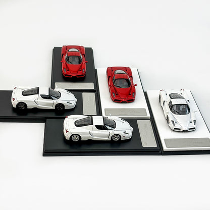 Rei Modelo 1:64 Edição Enzo Figura Simulação Liga Abre-Tampa Miniatura Die-Cast Carro Modelo Personalizado Brinquedos Presente Ornamento Colecionável