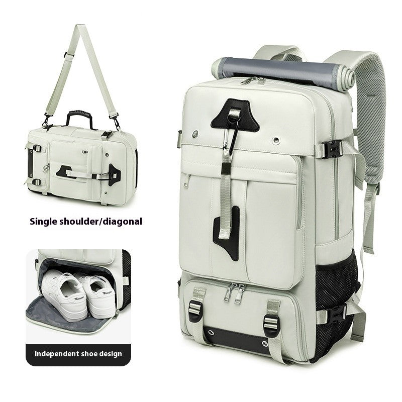 55L Large Capacity Travel Bag For Men 15.6 Inch Laptop Suitcase Backpack Multi-function Waterproof Backpack Outdoor Camping Bags