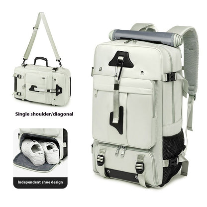 55L Large Capacity Travel Bag For Men 15.6 Inch Laptop Suitcase Backpack Multi-function Waterproof Backpack Outdoor Camping Bags