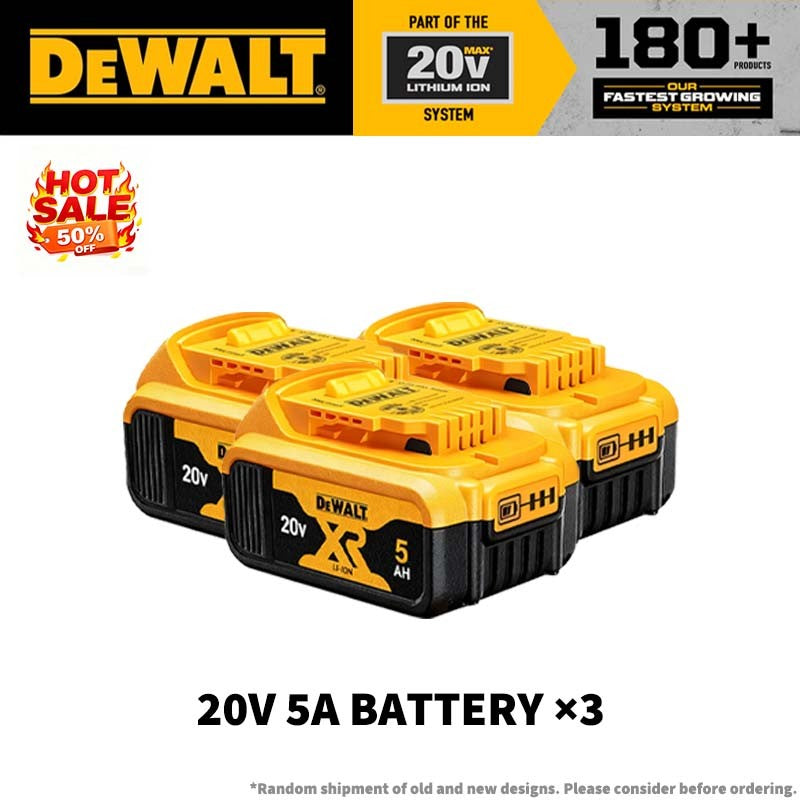 ??DCB609 Bateria Original Dewalt 20V/60V 9.0Ah 18650 Li-Ion para Ferramentas Elétricas DCB205 DCB206 Carregador de Bateria para Ferramentas sem Fio