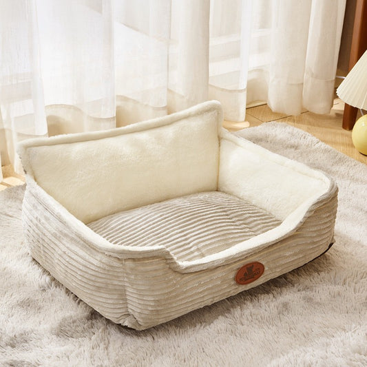 Cama para Cães e Gatos, Lavável, Sofá para Cães de Raças Pequenas a Médias, Tapete para Todas as Estações, Acessórios Duráveis e Confortáveis para Cães, Artigos para Animais de Estimação